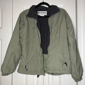 green columbia puffer jacket